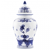 Ginori Oriente Italiano Indaco Potiche Vase w/ Cover